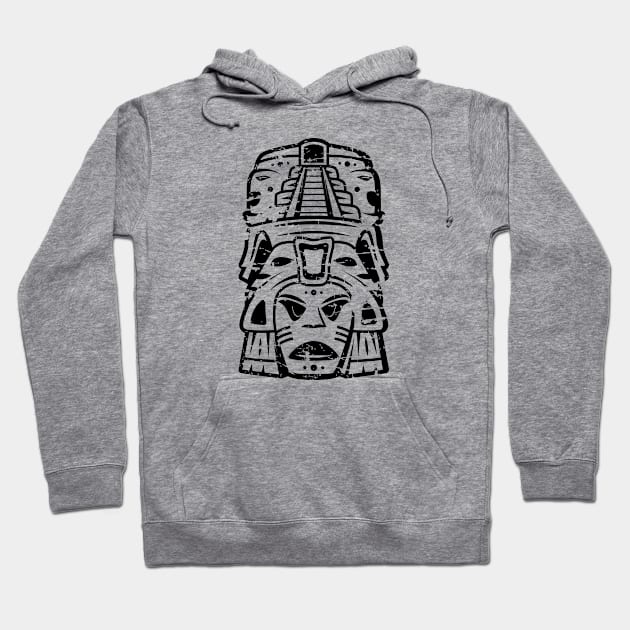 Aztec mask face #6 Hoodie by GreekTavern